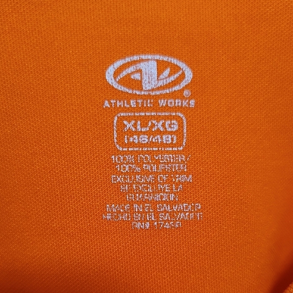 Athletic Works Orange Short Sleeve Tee - Picture 2 of 3